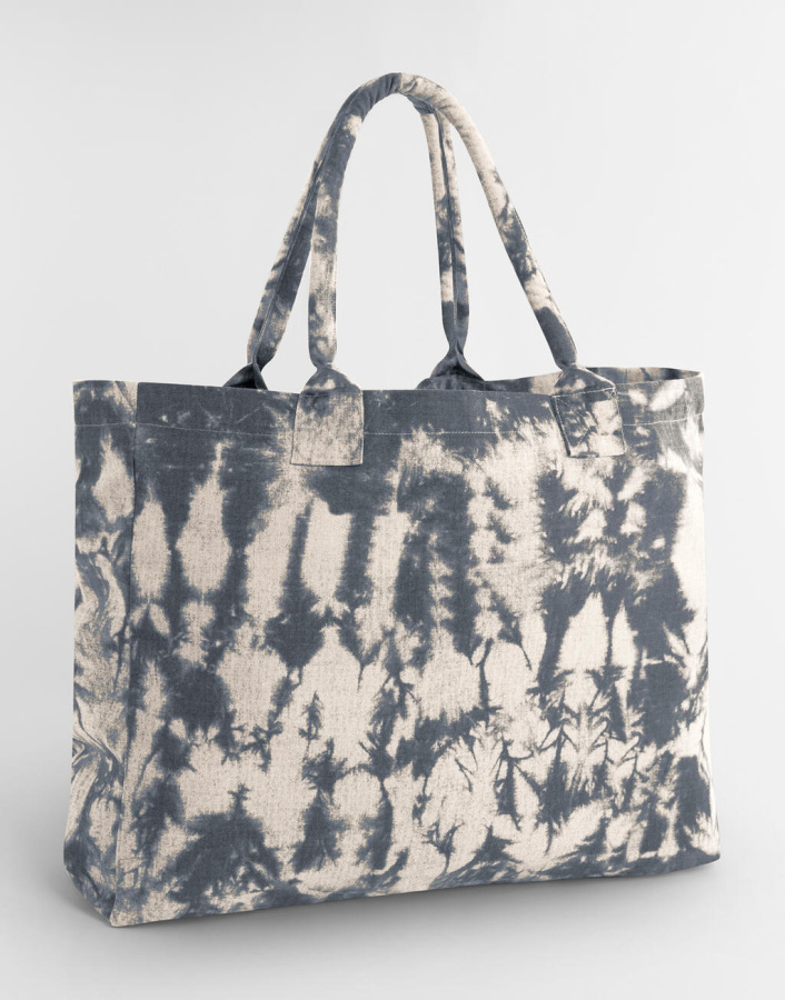 Natural Black Tie Dye