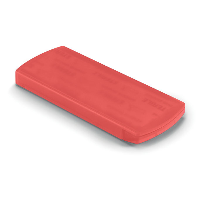 Transparentní Červená