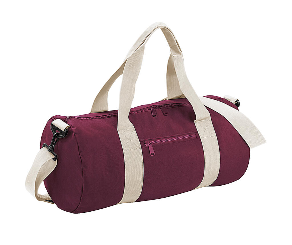 Burgundy/Off White