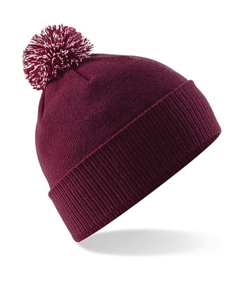 Burgundy/Off White
