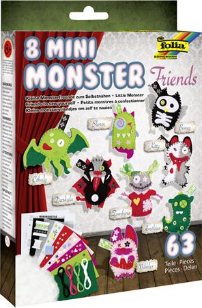 Kreatívna filcová tvorivá súprava FOLIA „Mini Monster Friends“