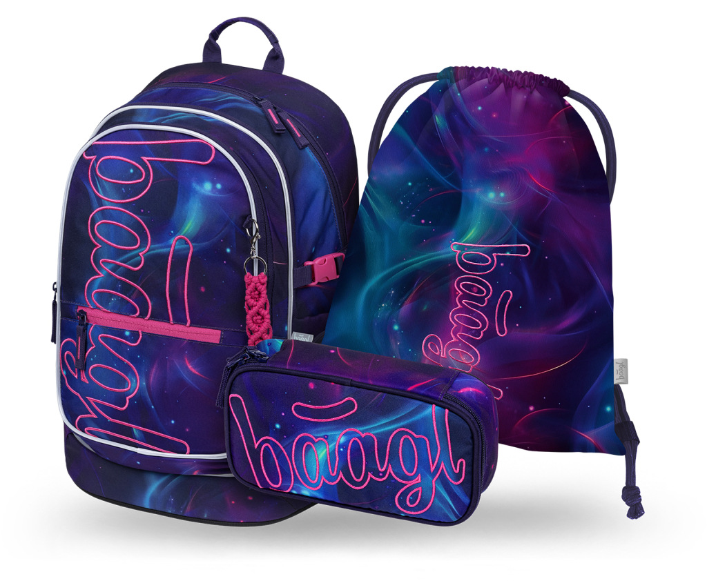 BAAGL SADA 3 Core Nova: batoh, peračník, vrecko GRS