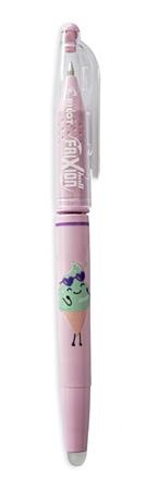 Roller, 0,35 mm, odstrániteľné písmo, s vrchnákom, PILOT "Frixion Ball Pool Party", fialov