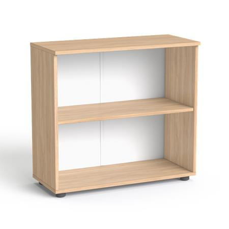 Skriňa, 2-dielna, otvorená, s policami, MAYAH "Freedom SV-11", dub