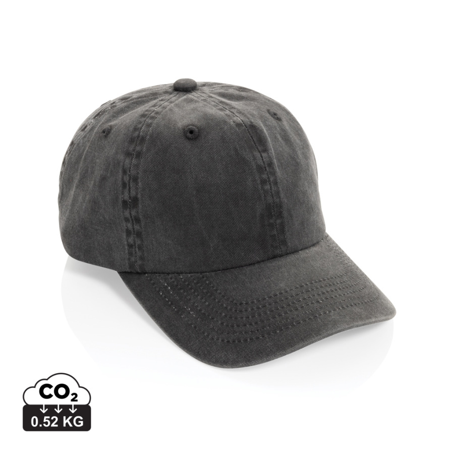 BEAU AWARE™ 6-panelová šiltovka z 270 gsm bavlneného twillu čierna