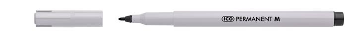 Permanentný popisovač, 1-1,5 mm, ICO "Permanent M", čierny