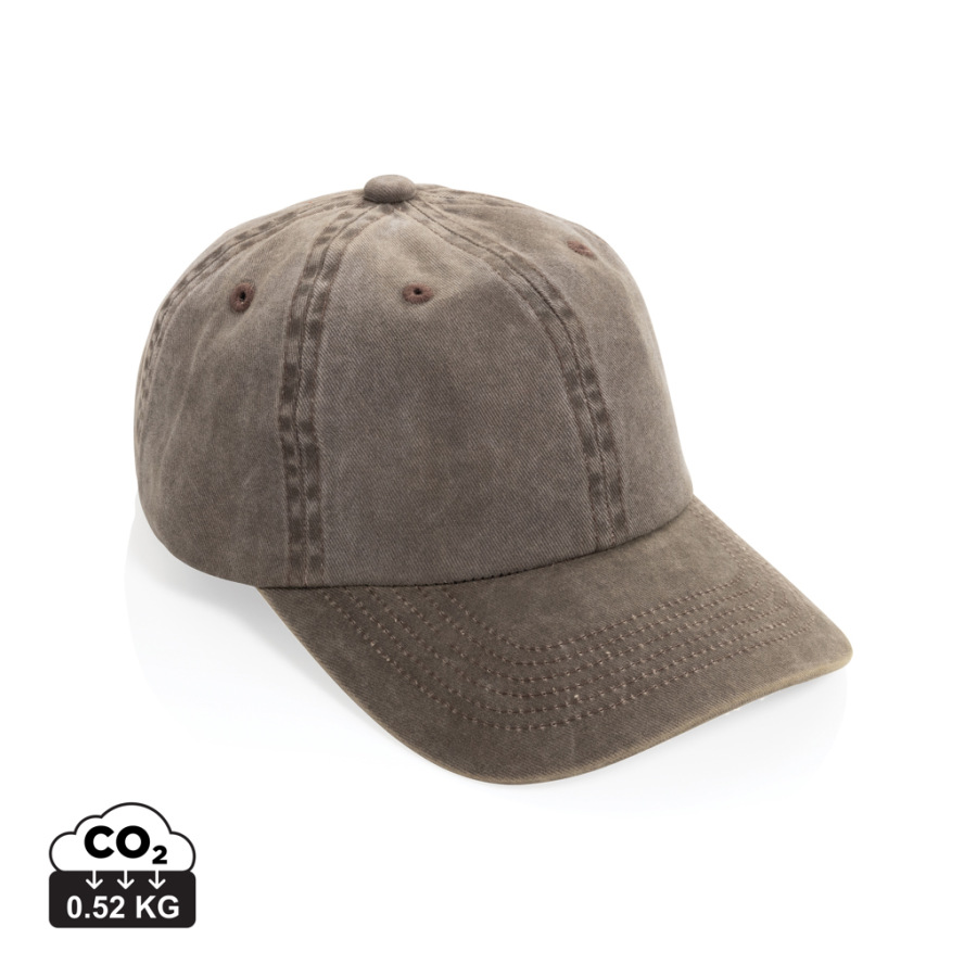 BEAU AWARE™ 6-panelová šiltovka z 270 gsm bavlneného twillu hnedá