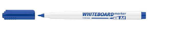 Popisovač na tabule a flipchartové tabule, 1-1,5 mm, kuželový, ICO "Slim M, modrý