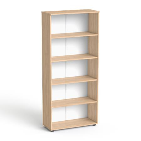Skriňa, 5-dielna, otvorená, s policami, MAYAH "Freedom SV-02", dub