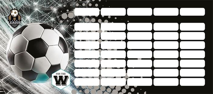 Rozvrh hodín, do peračníka, obojstranný, LIZZYSULI, "Top League"