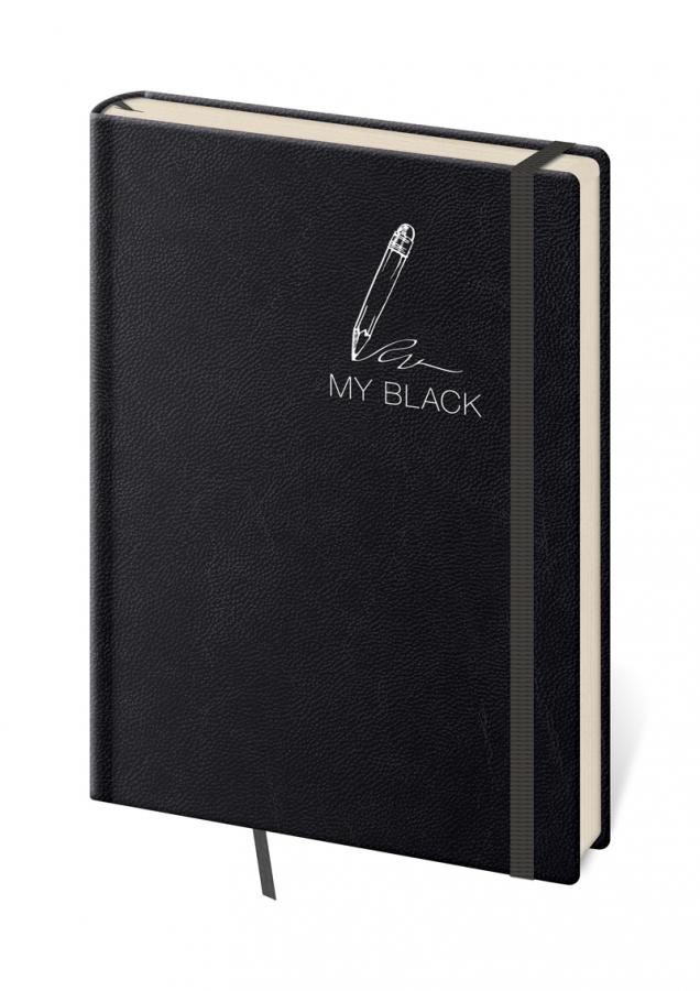My Black blok - bodkovaný 9x14 S