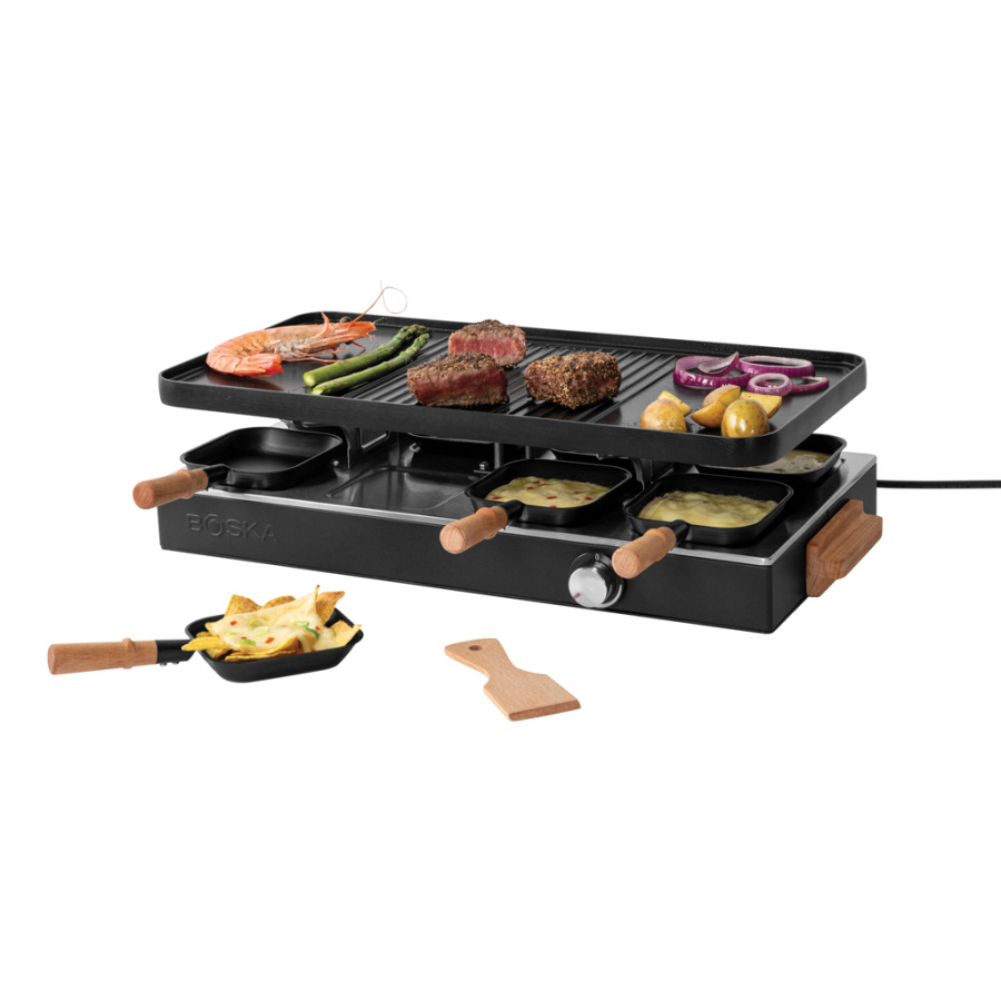 BOSKA Raclette Gourmet Party pre 8 osôb čierna
