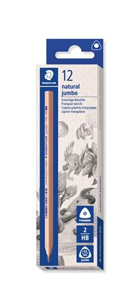 Grafitová ceruzka, HB, trojhranná, hrubá, STAEDTLER "Noris® natural jumbo 119N"
