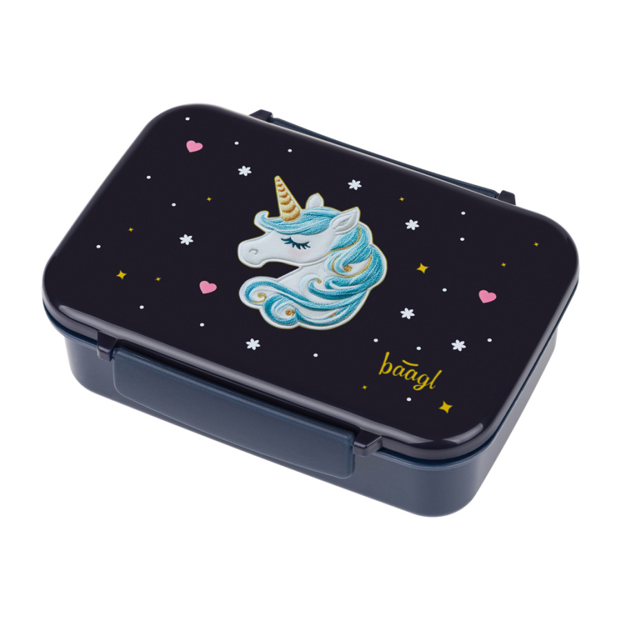 BAAGL Box na desiatu s priehradkami Unicorn Gold