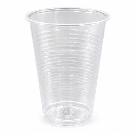 . Plastový pohár, 2 dl, 100 ks, priehľadný
