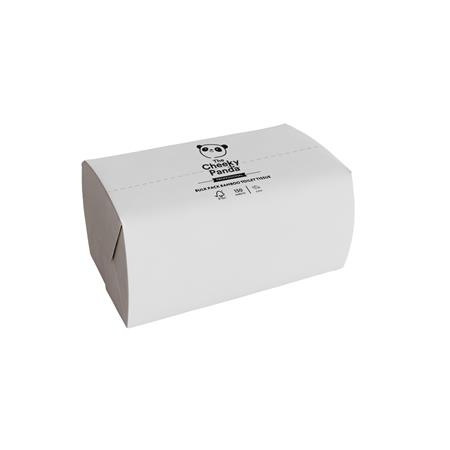 Toaletný papier, bambusový, skladaný, 2-vrstvový, 150 listov, 11,5x19 cm, CHEEKY PANDA, bi