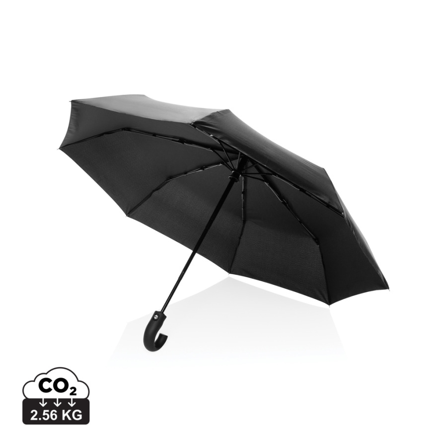 KENTO URBAN 21" AWARE™ 190T RPET dáždnik s auto otv./zatv. čierna