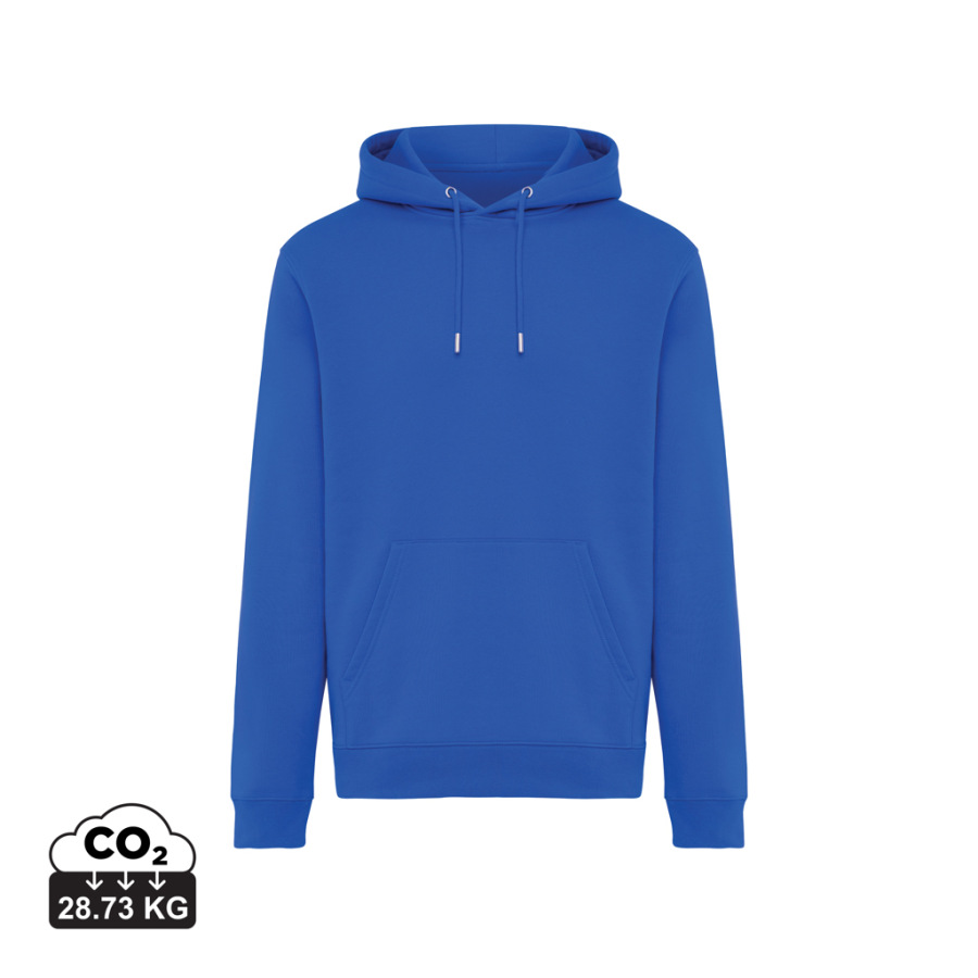 IQONIQ Joshua Unisex mikina s kapucňou z rec. bavlny kráľovská modrá XXXL