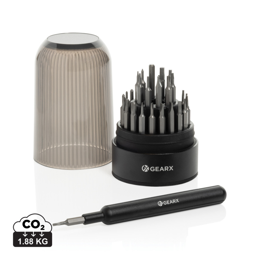 Gear X multifunkčná sada skrutkovačov 31 v 1 čierna