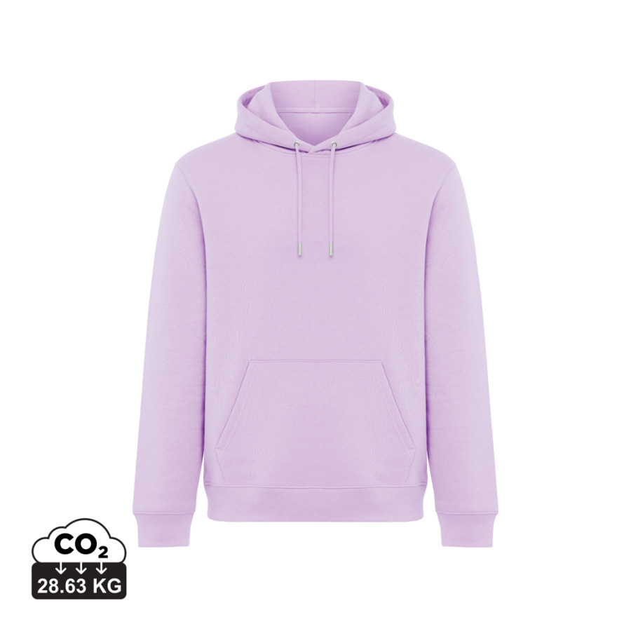 IQONIQ Joshua Unisex mikina s kapucňou z rec. bavlny lavender XXXL