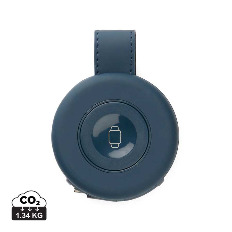 VINGA Baltimore RCS 2v1 bezdrôtová 15W cestovná nabíjačka námornícka modrá