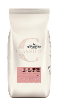 Káva, pražená, mletá, 1000 g, "J.J. Darboven Café Créme Hausröstung"