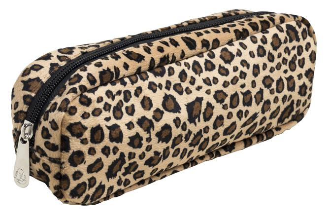 Peračník, na zips, hranatý, EXACOMPTA "Leopard"