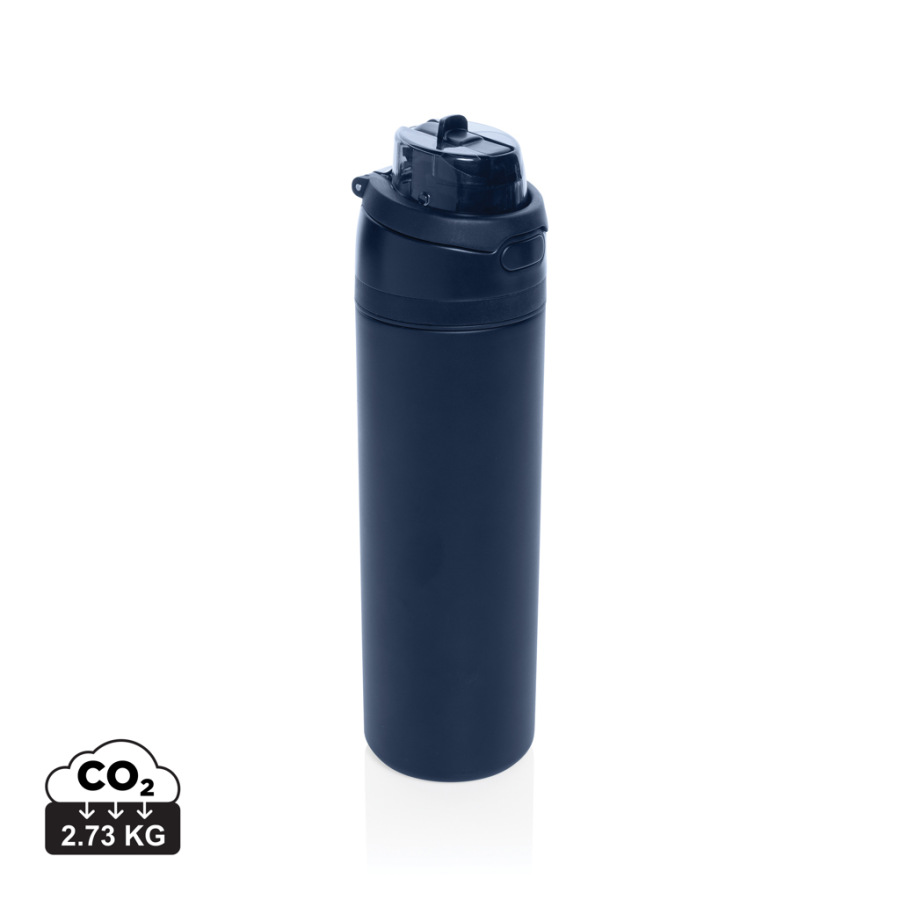 Uzatvárateľná fľaša Omni Sip 720ml z RCS recyklovanej ocele námornícka modrá