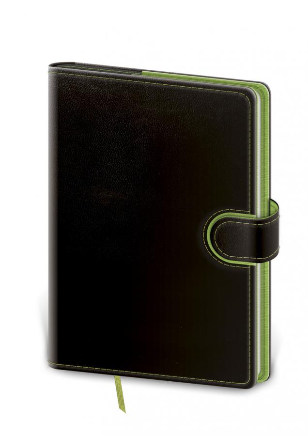 Flip linajkový blok 12x16,5 čierna/zelená