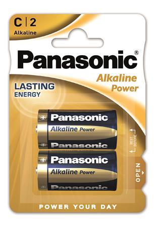 Batéria, C baby, 2 ks, PANASONIC "Alkaline power"