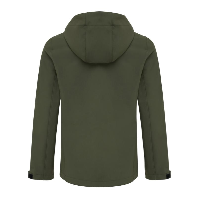 Dámska soft shell bunda Iqoniq Makalu z recykl. polyesteru khaki L 2