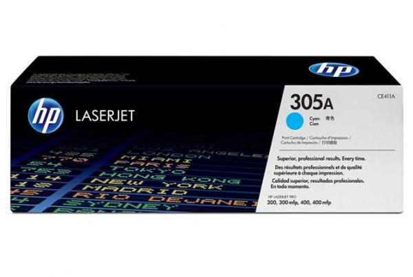 HP Laserjet Pro 300 MFP M375 modrý toner, 2,6K /305A/