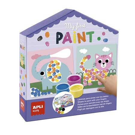 Prstové farby, APLI Kids "My first paint", zvieratká