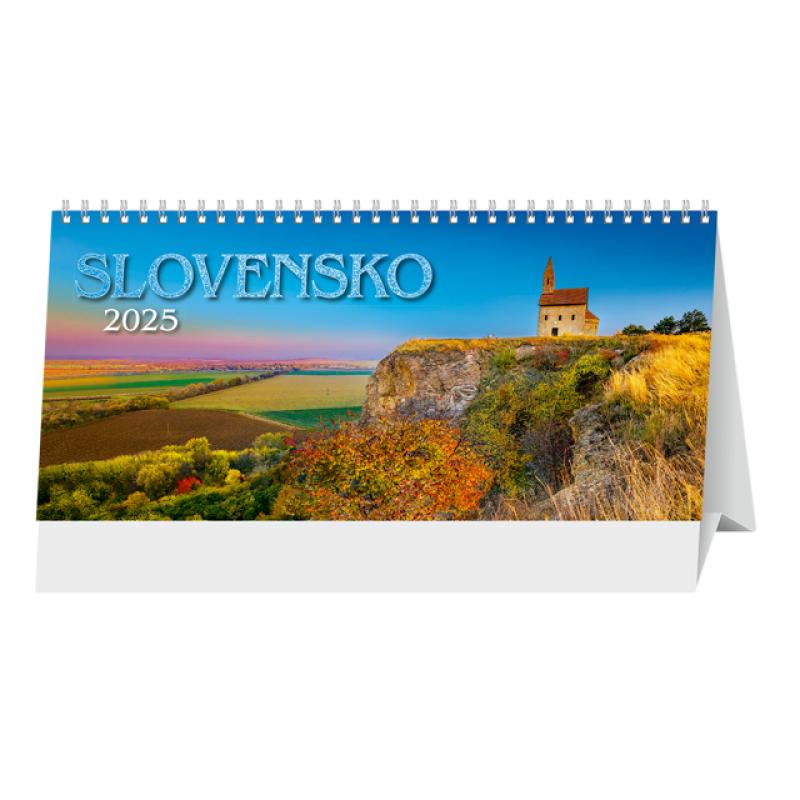 Stolový kalendár Slovensko stĺpcové 2025