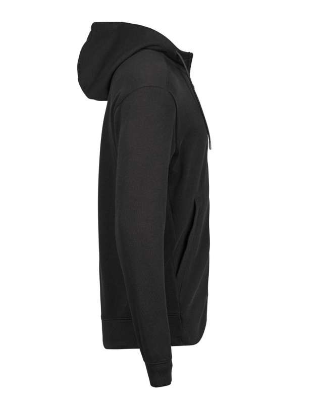 Mikina s kapucňou a zipsom Ribbed Interlock 6