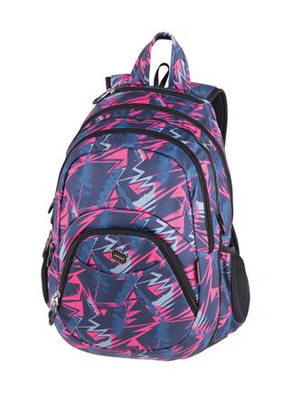 Batoh, 2in1, s priehradkou na notebook a s audio konektorom, PULSE "Teens Pink Ice" 1