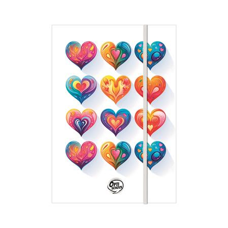 Box na zošity, A4, OPTISCHOOL "Love" 1