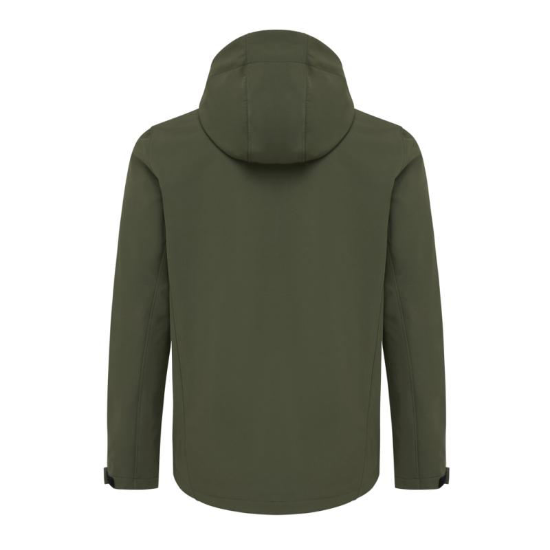 Pánska soft shell bunda Iqoniq Makalu z recykl. polyesteru khaki L 2