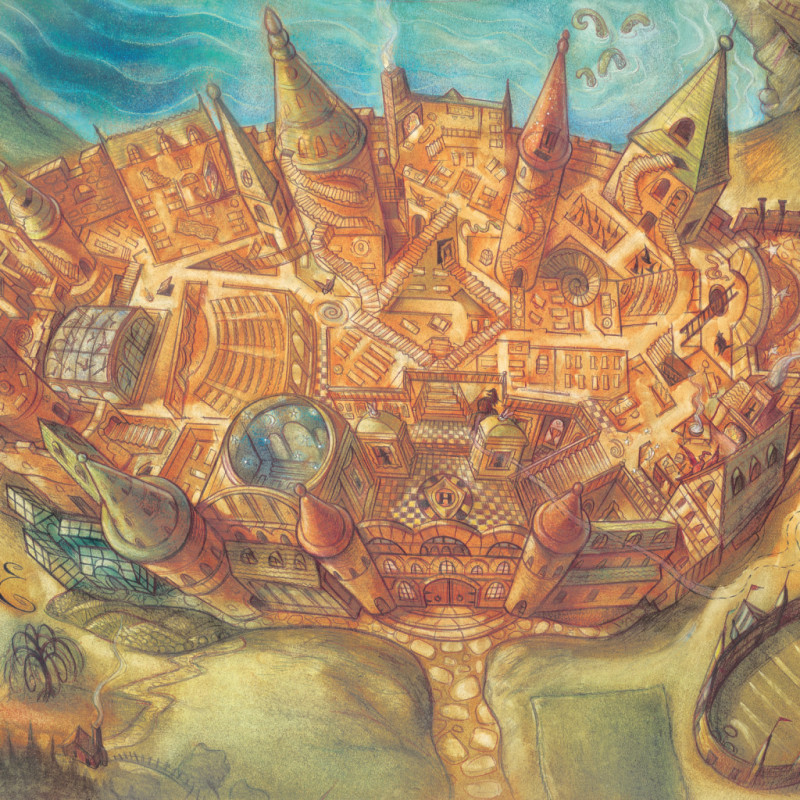 NOTIQUE Poznámkový kalendár Harry Potter 2026, 30 x 30 cm 2