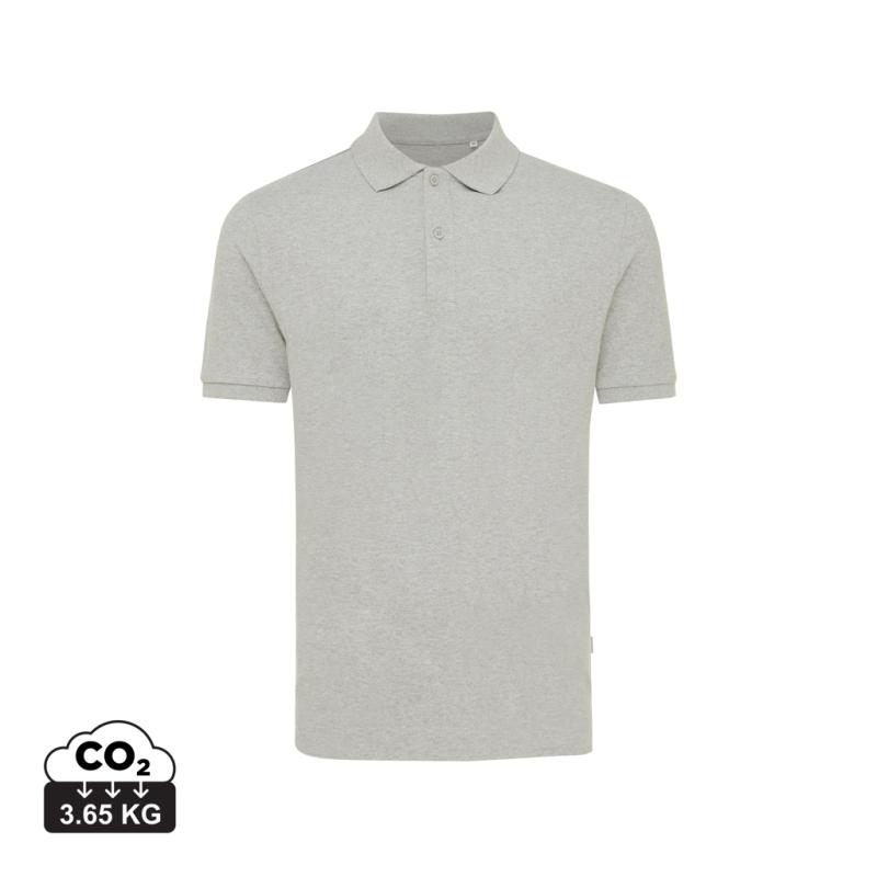 Polo tričko Iqoniq Yosemite z recykl. bavlny heather grey XXL