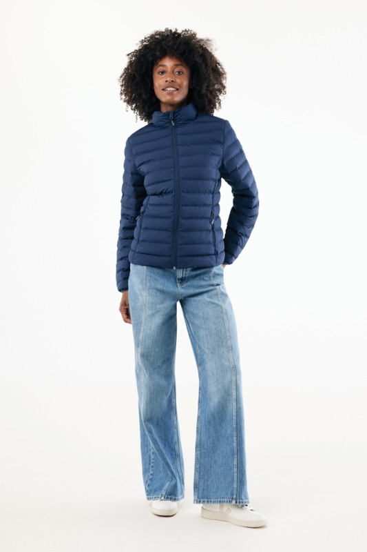 IQONIQ Maiko dámska prešívaná bunda z rec. polyesteru námornícka modrá XXL 5
