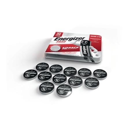 Gombíková batéria, CR2025, 12 ks, ENERGIZER 2