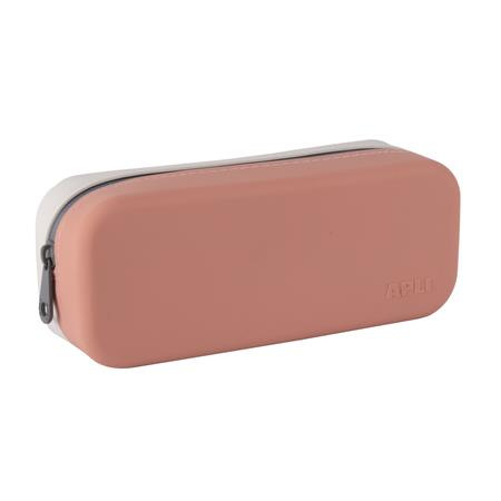 Peračník, displej, na zips, silikónový, dvojfarebný, APLI "Up North", mix farieb 8