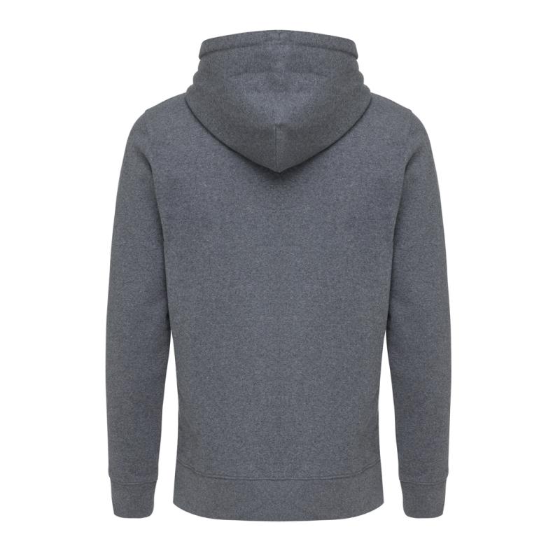 Mikina na zips s kapucňou Iqoniq Abisko z recykl. bavlny heather anthracite XXL 2