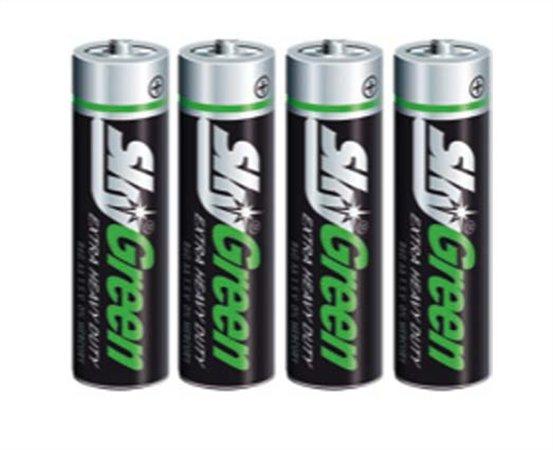Batéria, AA, tužková, 4 ks, SKY, "Green"