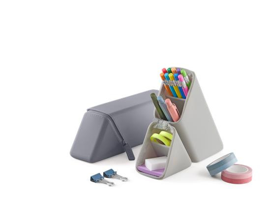 Peračník, displej, na zips, silikónový, dvojfarebný, multifunkčný, APLI "Up North", mix fa 2