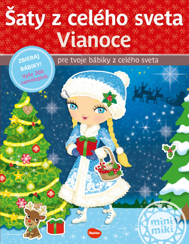 Šaty z celého sveta VIANOCE ─ Kniha samolepiek 9