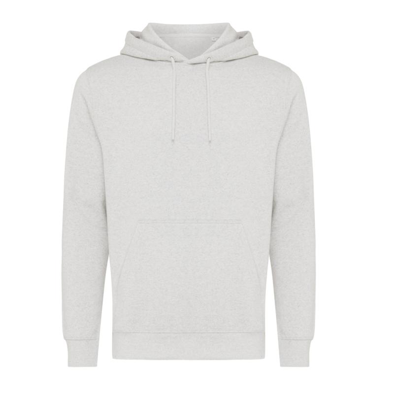 Ľahká mikina s kapucňou Iqoniq Rila z recykl. bavlny light heather grey M 1