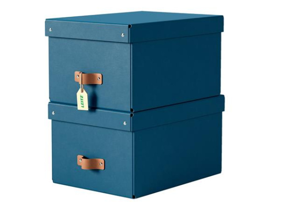 Úložný box, veľkosť M, LEITZ "Puro", modrý 2