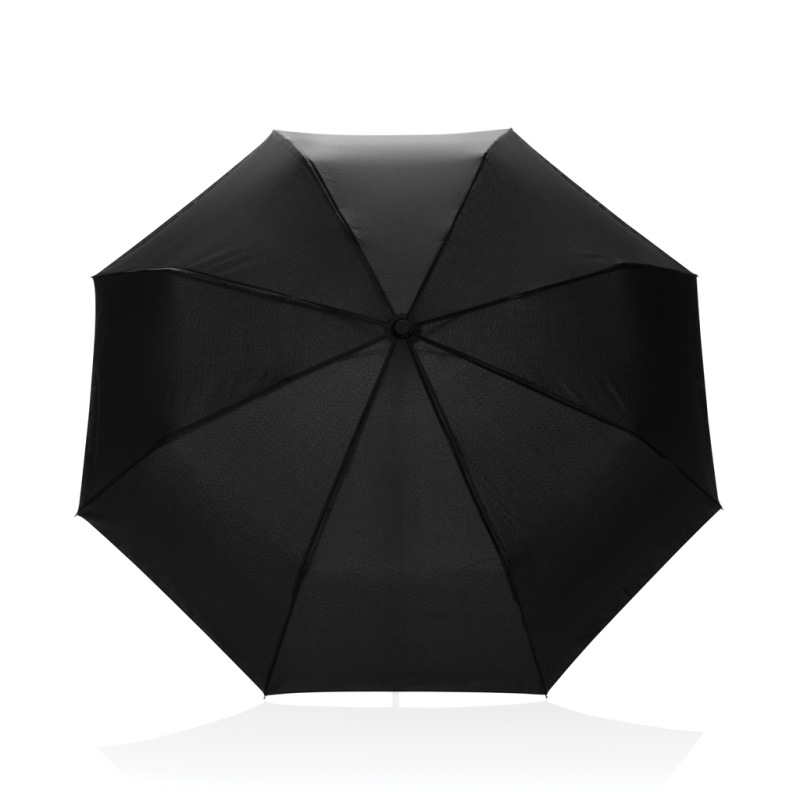 KENTO URBAN 21" AWARE™ 190T RPET dáždnik s auto otv./zatv. čierna 2